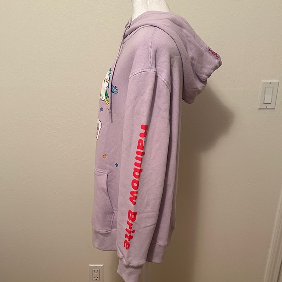 Rainbow Brite Lavender Hoodie with Colorful Graphic - Picture 6 of 11